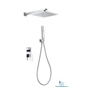 DUCHA EMPOTRADA MONOMANDO CUADRADO SUECIA IMEX