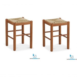 CONJUNTO 2 TABURETES PEQUEÑOS SIN RESPALDO LIRA CAUXI