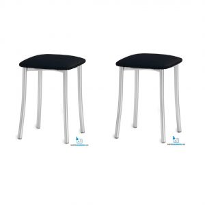 CONJUNTO 2 TABURETES PEQUEÑOS SIN RESPALDO LUCY CAUXI